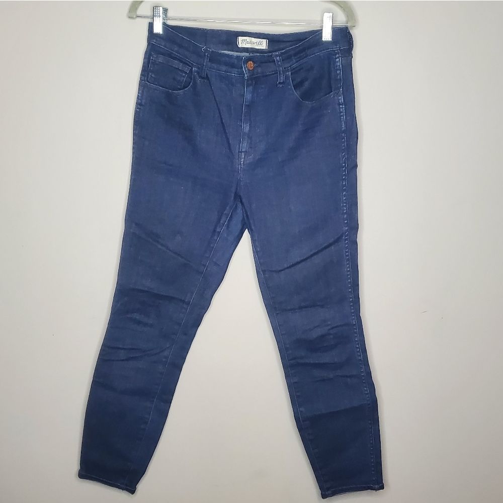 Madewell 10" High Riser Skinny Skinny Jeans Size 29 Dark Blue